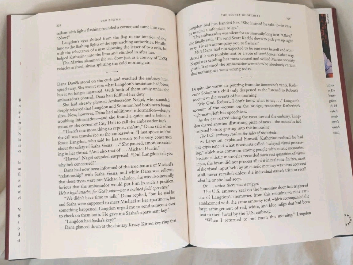 Dan Brown The Secret Of Secrets Hardcover ~LN