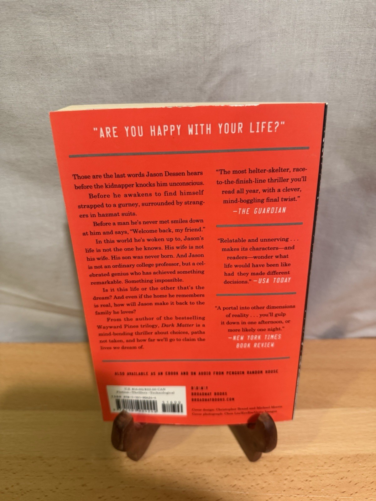 Dark Matter : A Novel by Blake Crouch Pre Owned Paperback