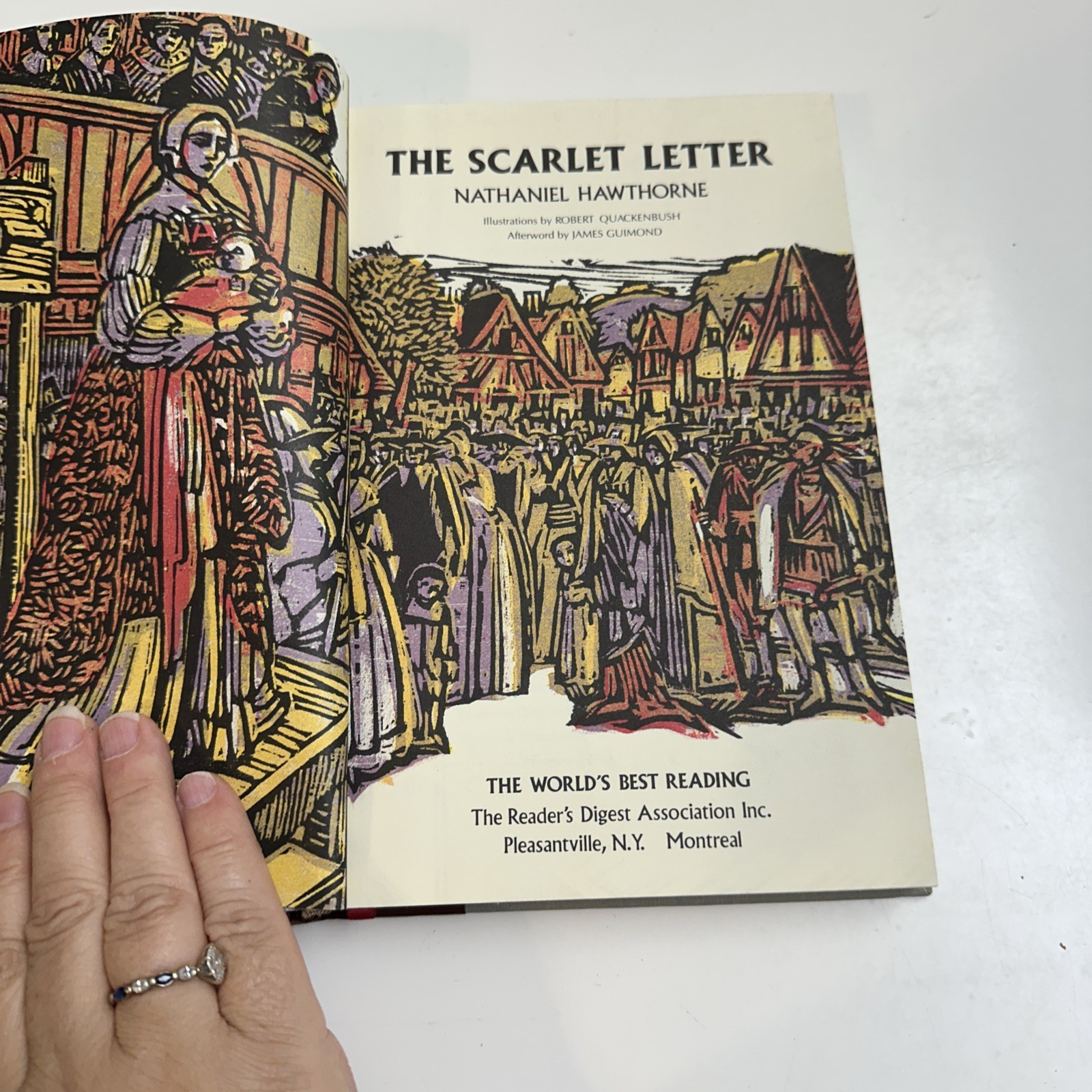 The Scarlet Letter by Nathaniel Hawthorne 1984 Hardcover Illustrated