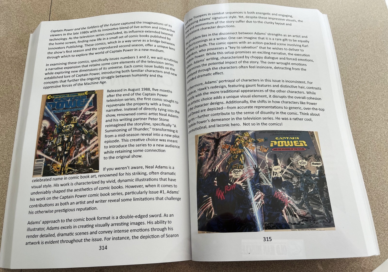 NEW The Captain Power and the Soldiers of the Future Companion Signed/Discounted