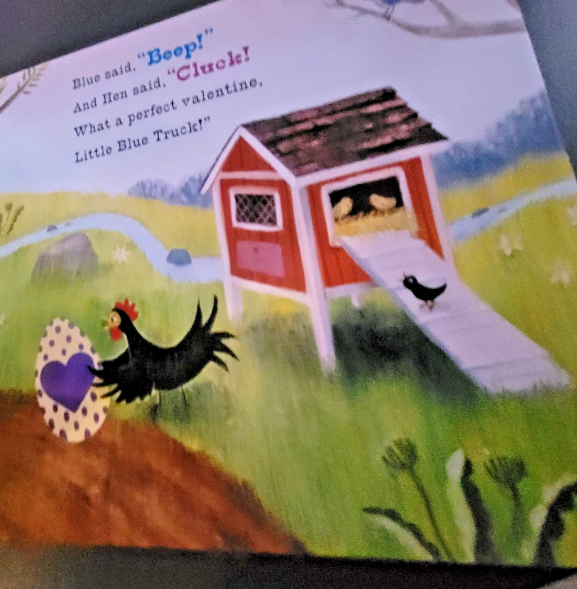 Little Blue Truck’s Valentine – Toddler Board Book by Alice Schertle – Brand New