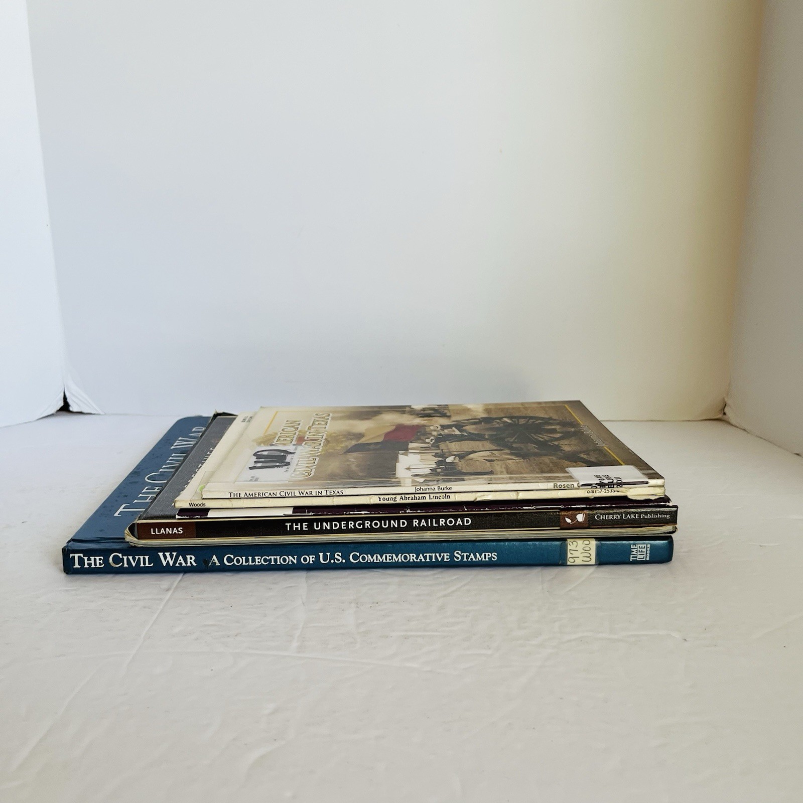 Childrens US History Book Lot 6 Civil War Underground Railroad Lincoln ExLib