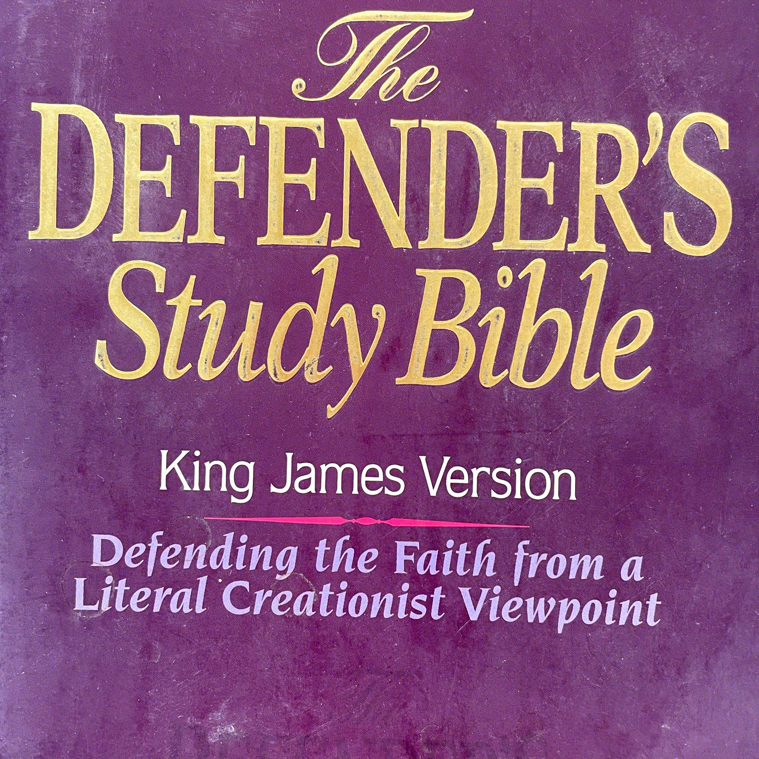 Defender’s Study Bible King James Version Dr. Henry M. Morris World Publishing