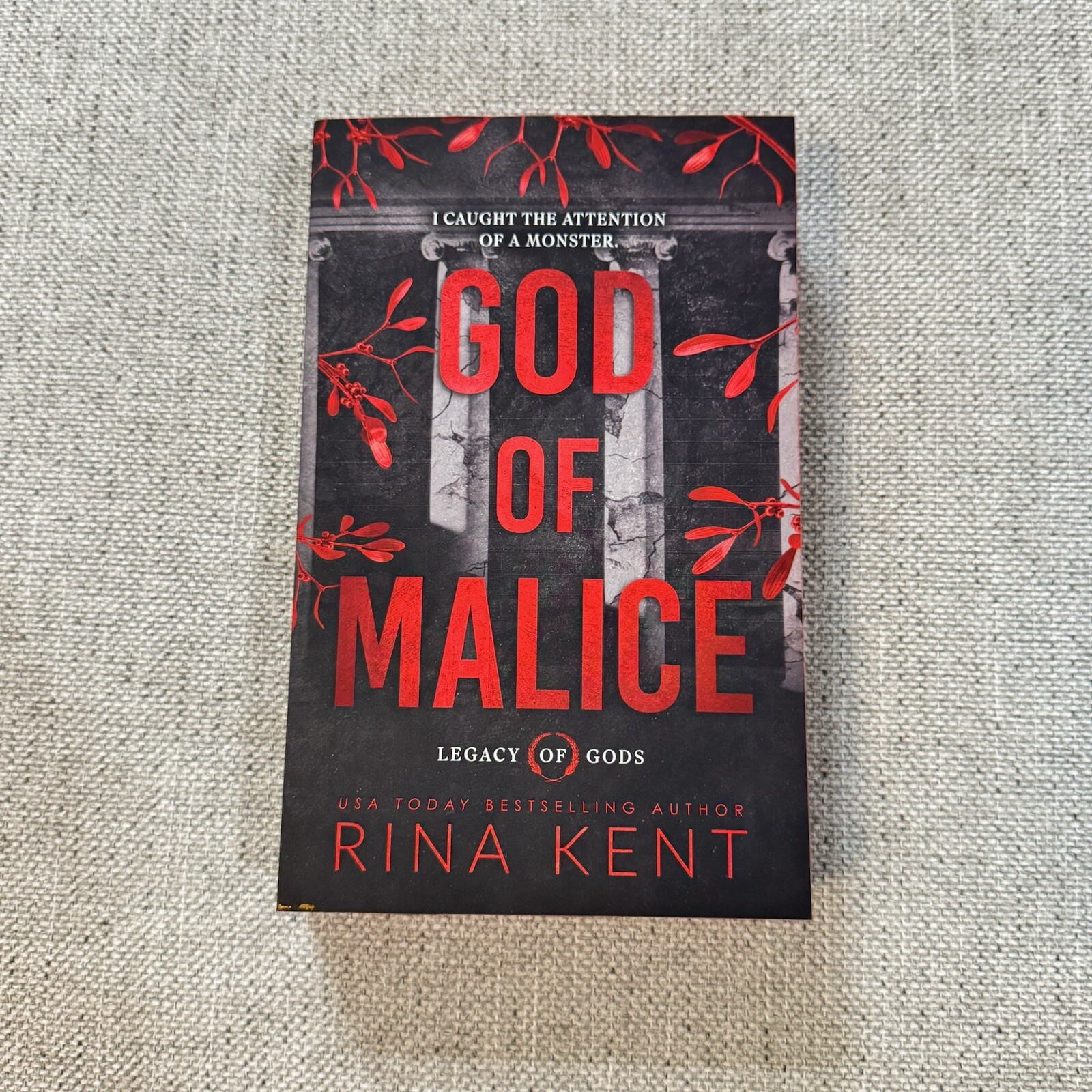 Legacy of Gods Rina Kent Deluxe Sprayed Edge Editions. Signed New God Of Malice