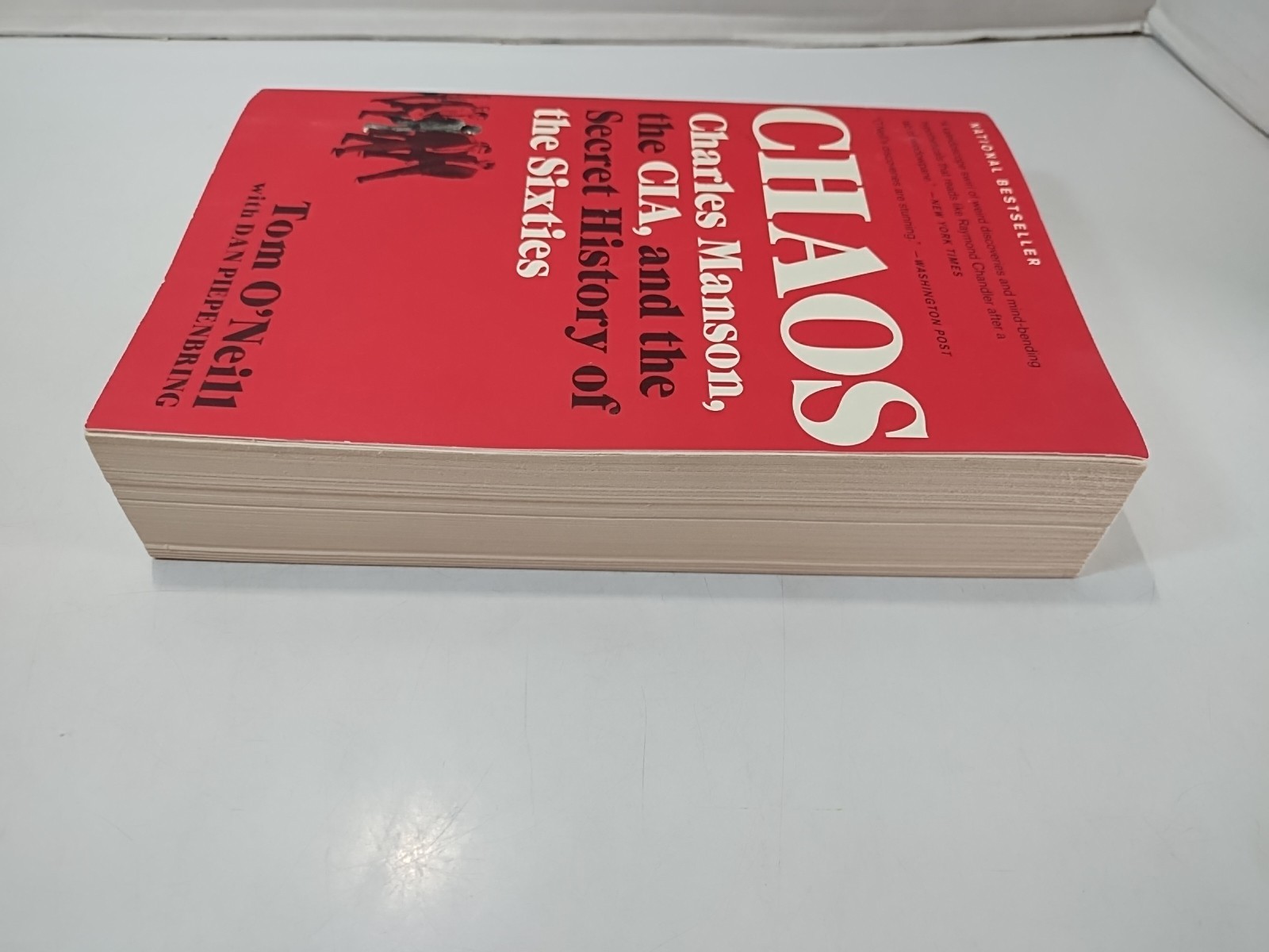 Chaos by Tom O’Neill w/ Dan Piepenbring Paperback Book (CIA Charles Manson 60s)
