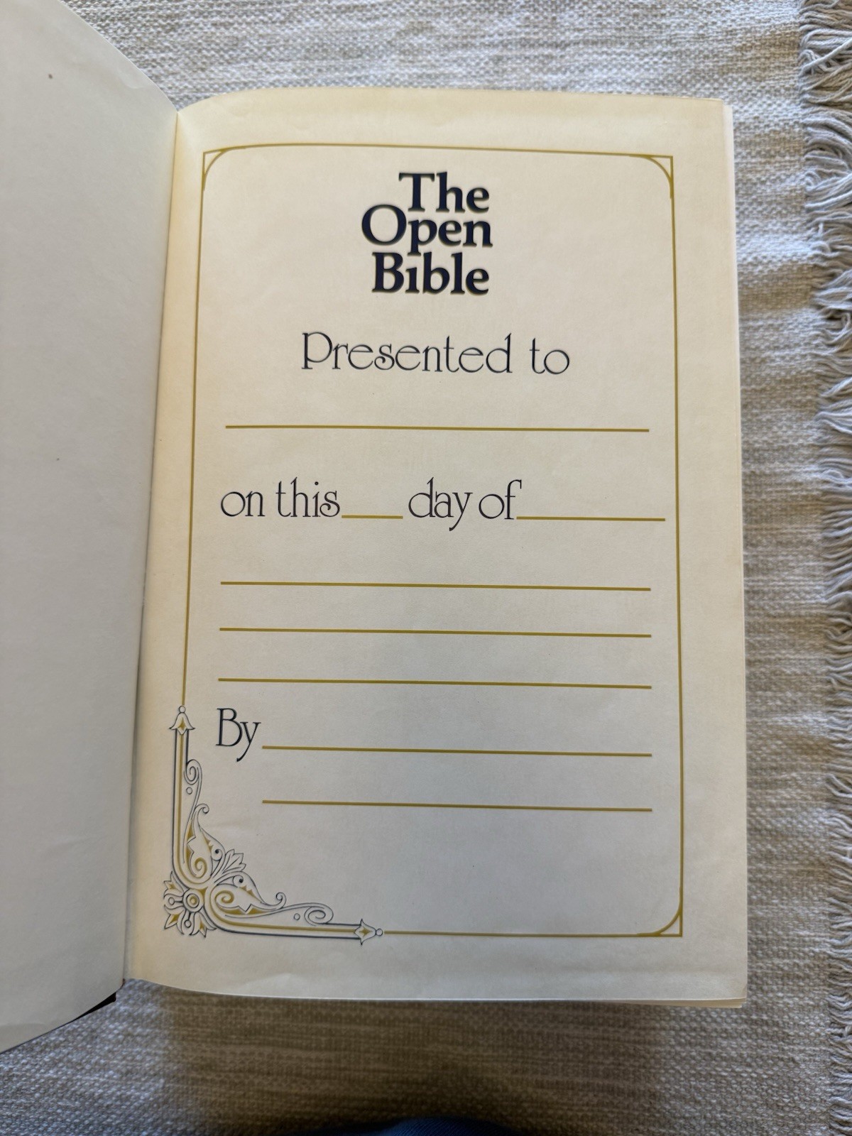 NKJV The Open Bible 1987 Expanded Edition Hardcover Large Print