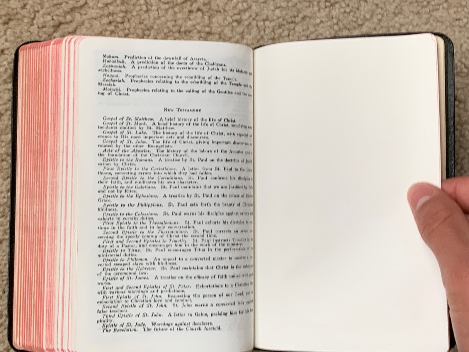 Bible world publishing company compact red letter 1950s 652 361 Morocco