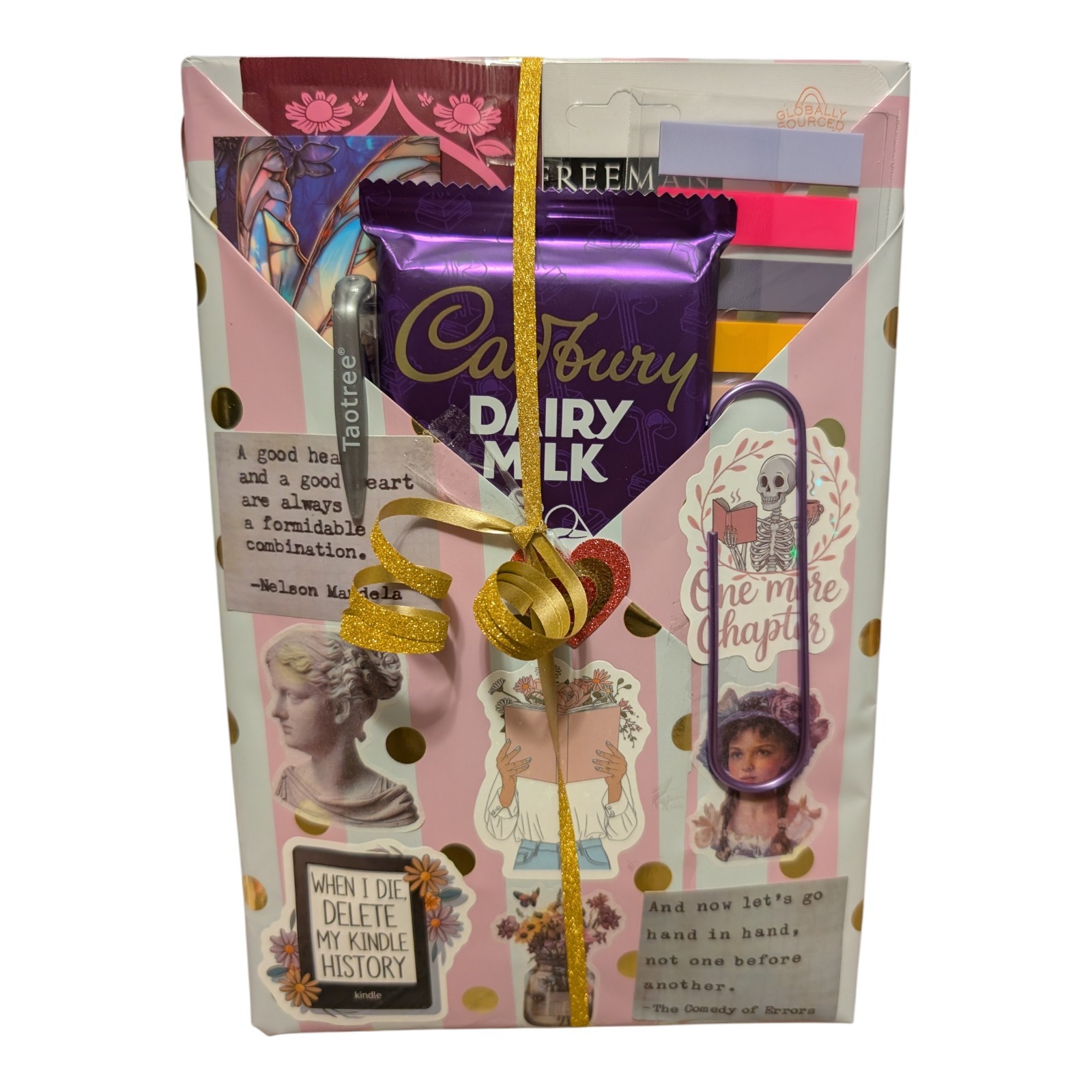 Enchanted Escape: Blind Date With A Book, Tea, Candy Bookmark More Booktok