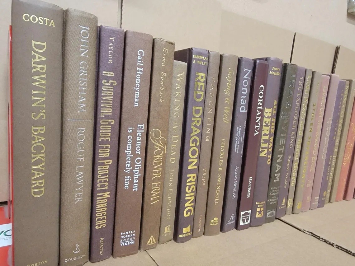 Books by the Foot by Color – Modern Decorative Hardcover Bundles for Shelf Style