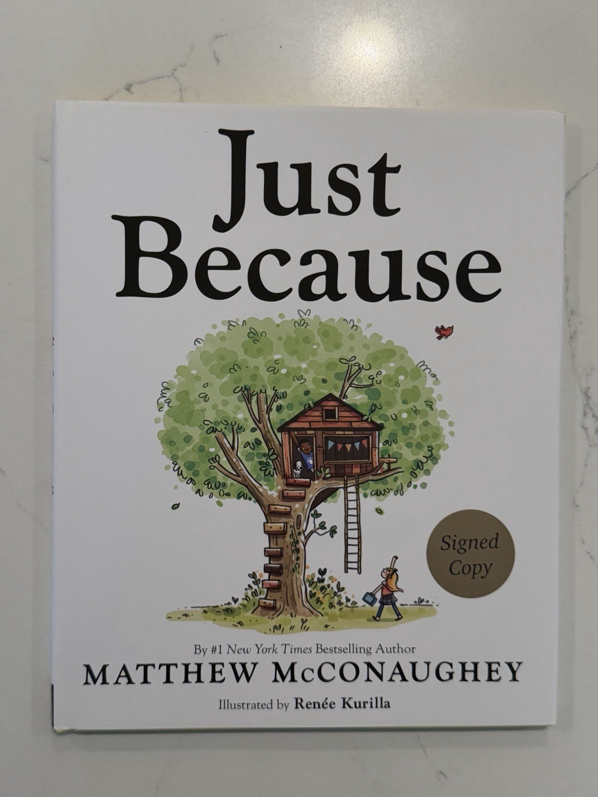 AUTOGRAPHED Matthew McConaughey SIGNED Book Just Because AUTOGRAPH #5