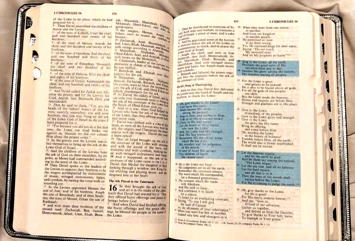 Holy Bible Possibility Thinkers Edition NKJV Genuine Bonded Leather Nelson 405B