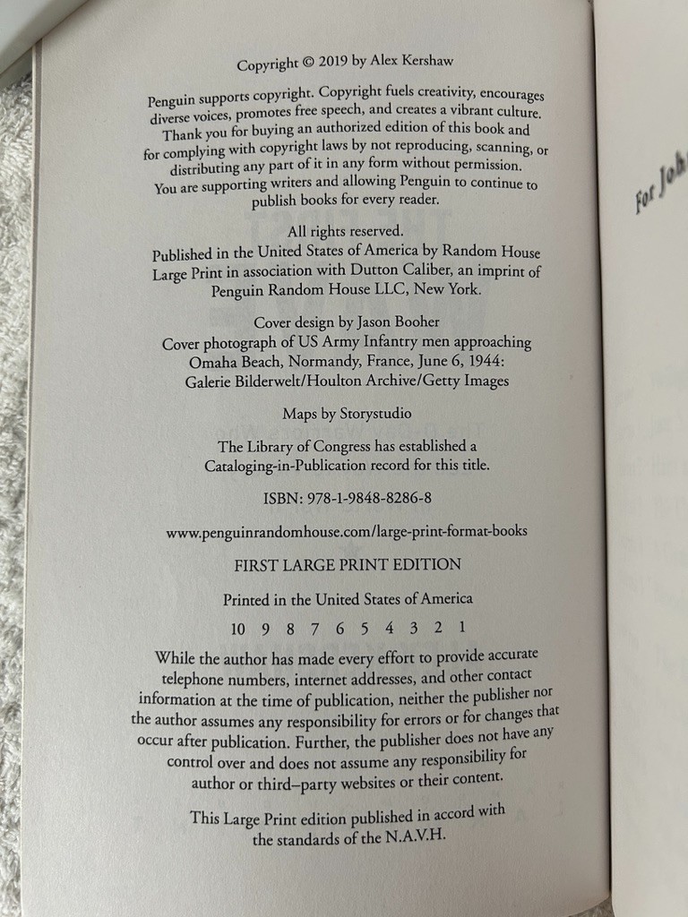 Alex Kershaw, The Liberator; The First Wave