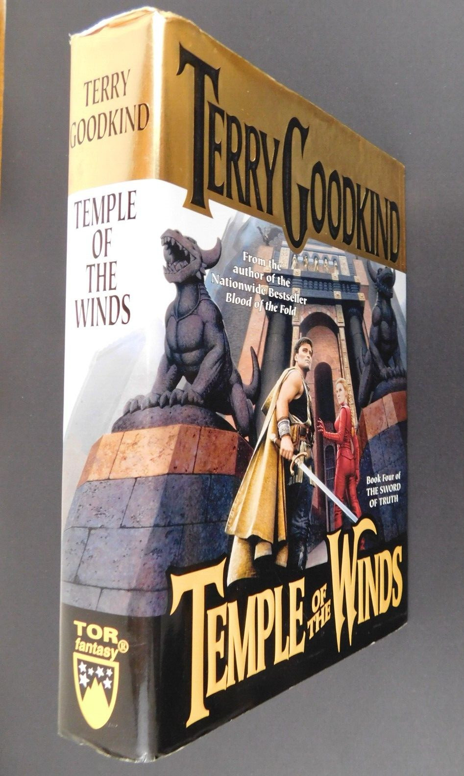 Collectible TERRY GOODKIND True 1st ed TEMPLE OF THE WINDS 528 pages 1997 HCDJ