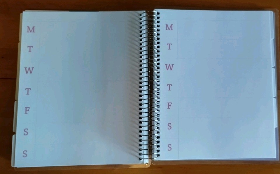The Sky is The Limit Spiral Planner Weekly 12 Month Planner Calendar 174 pages