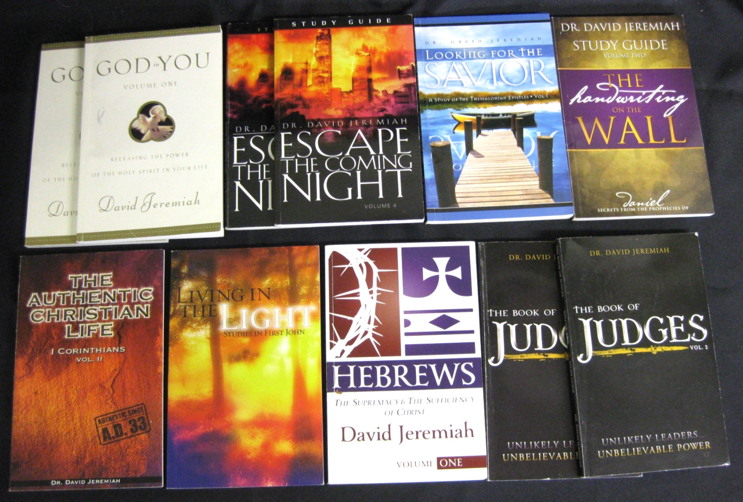 Dr. David Jeremiah Lot Of 18 Paperback Study Guides Christian NICE