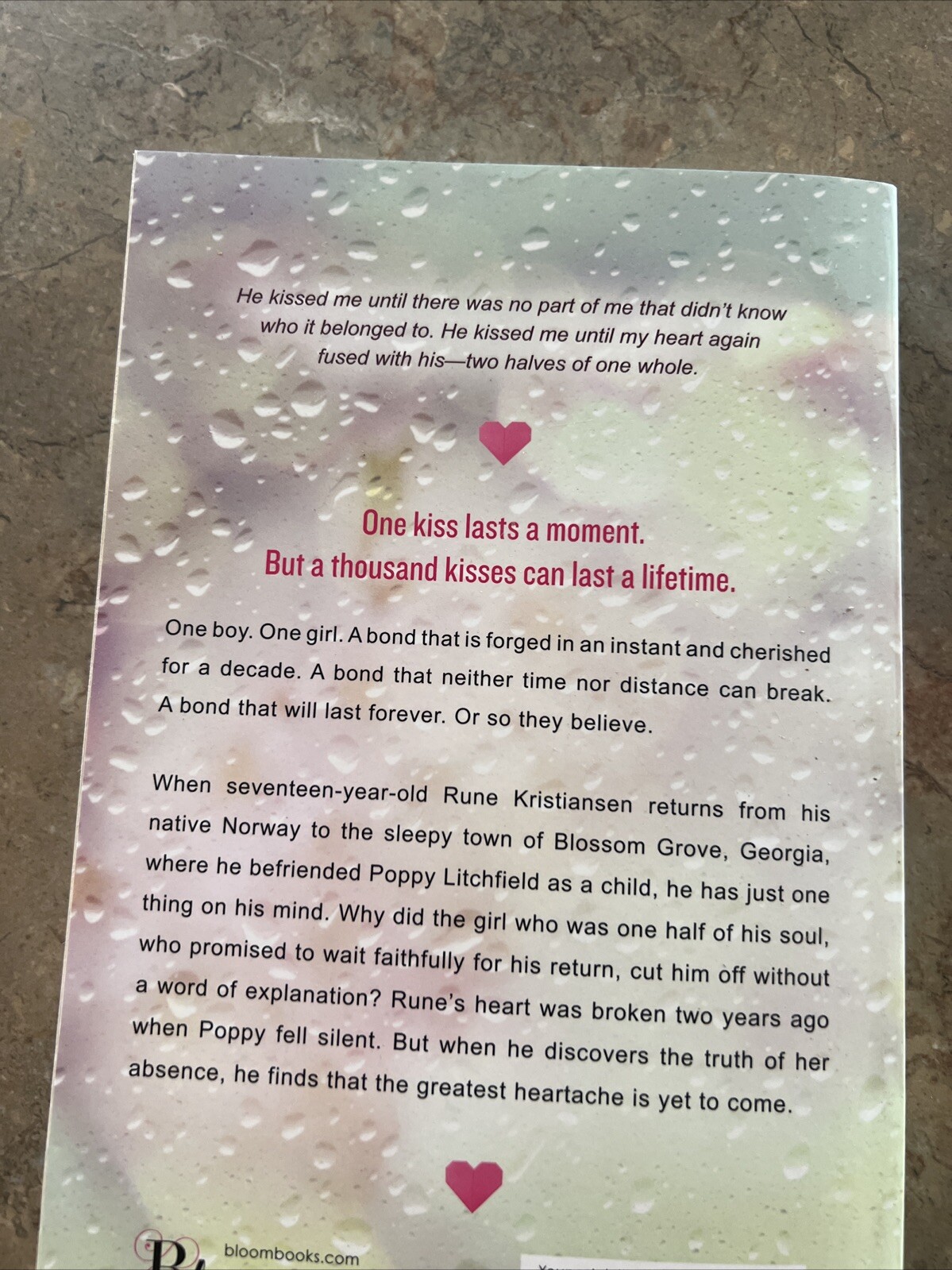 A Thousand Boy Kisses by Tillie Cole A Novel Paperback