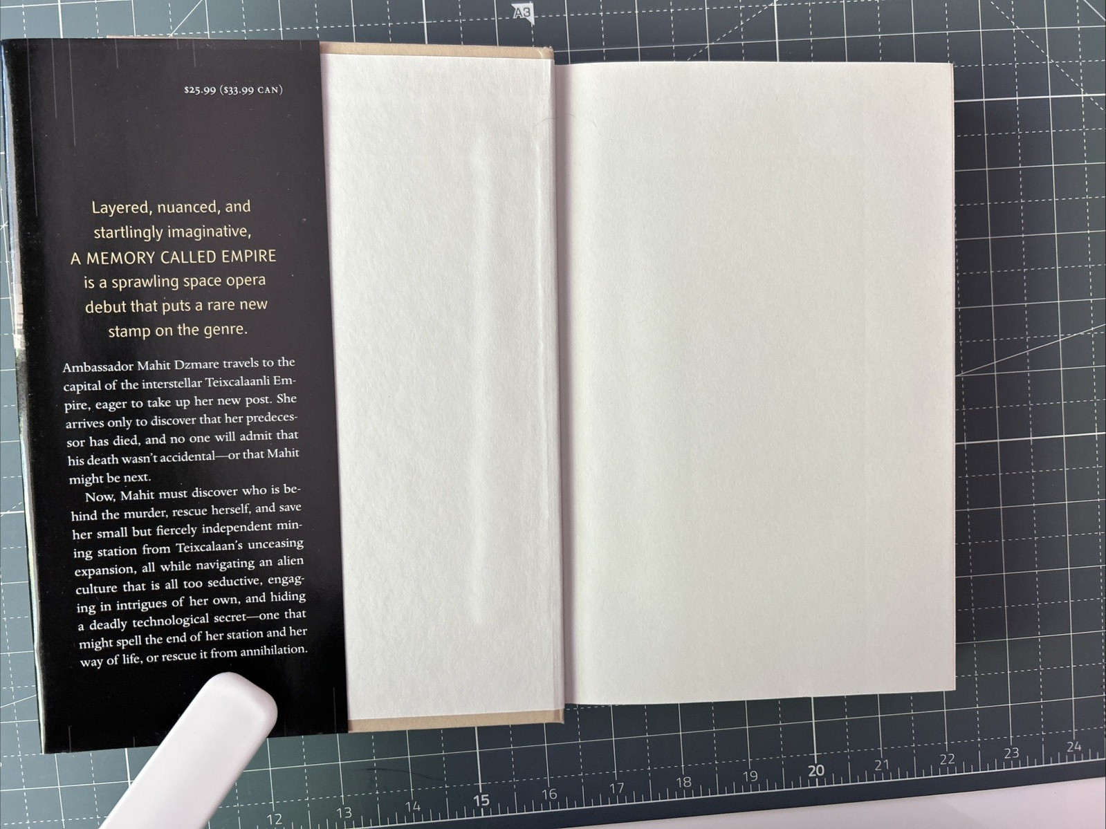Memory Called Empire – Arkady Martine 1st Edition 1st Print NF