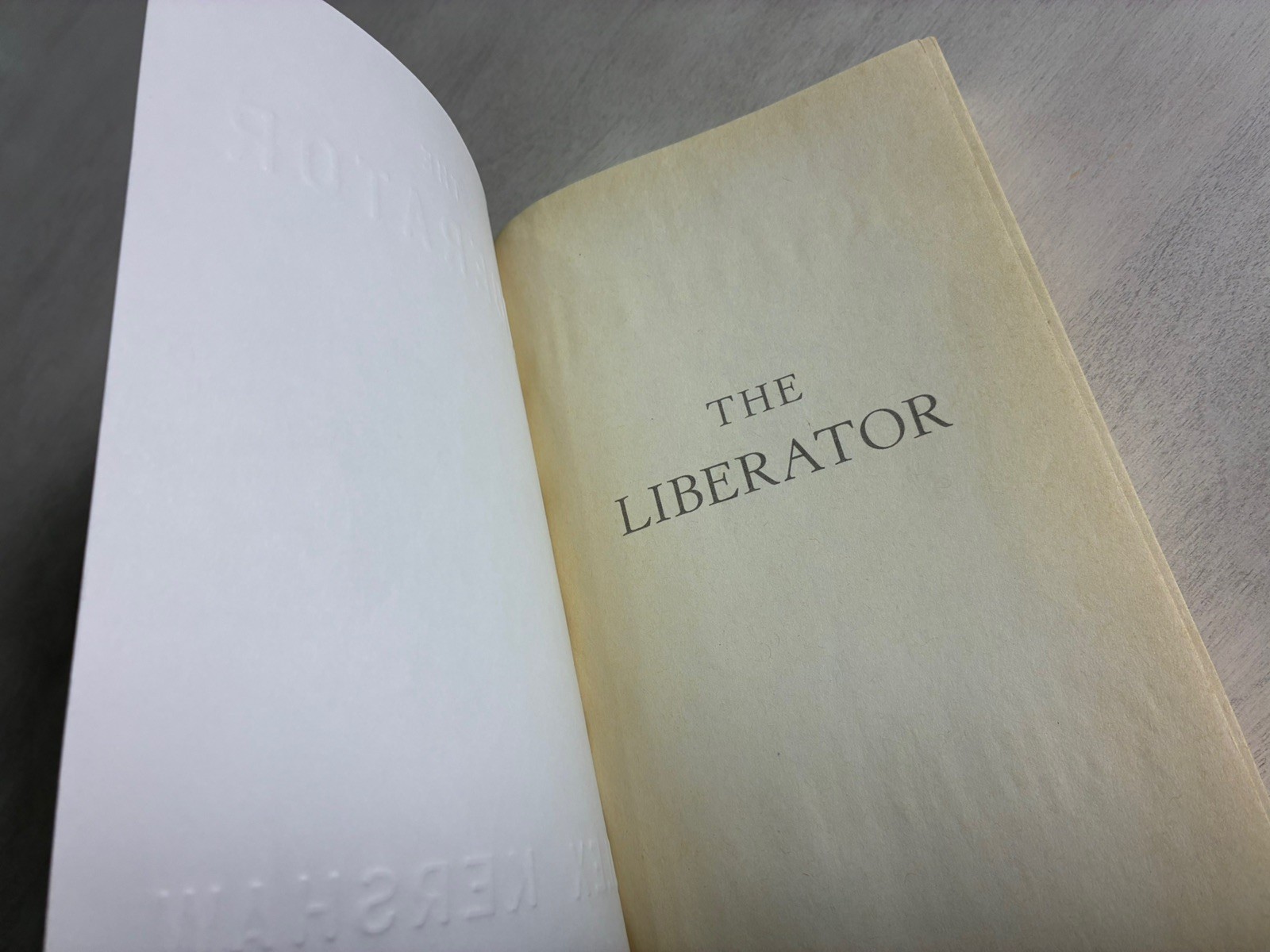 The Liberator (2012) by Alex Kershaw – SIGNED by Author! VG+ PB – Broadway Books