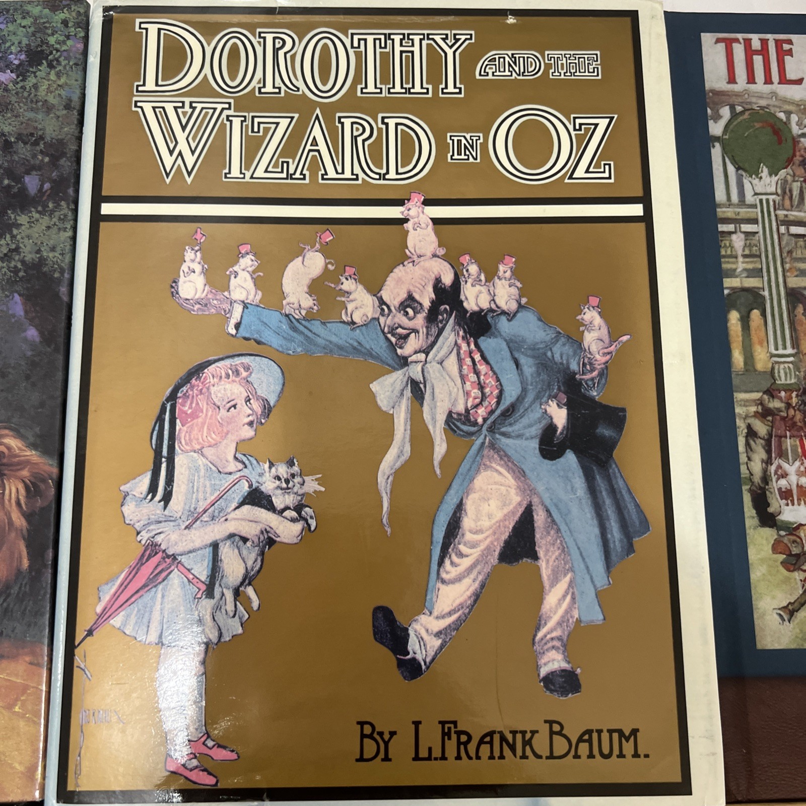 Lot of 6 L. Frank Baum OZ books: Ozma of OZ; Dorothy & The Wizard….. Hardcover
