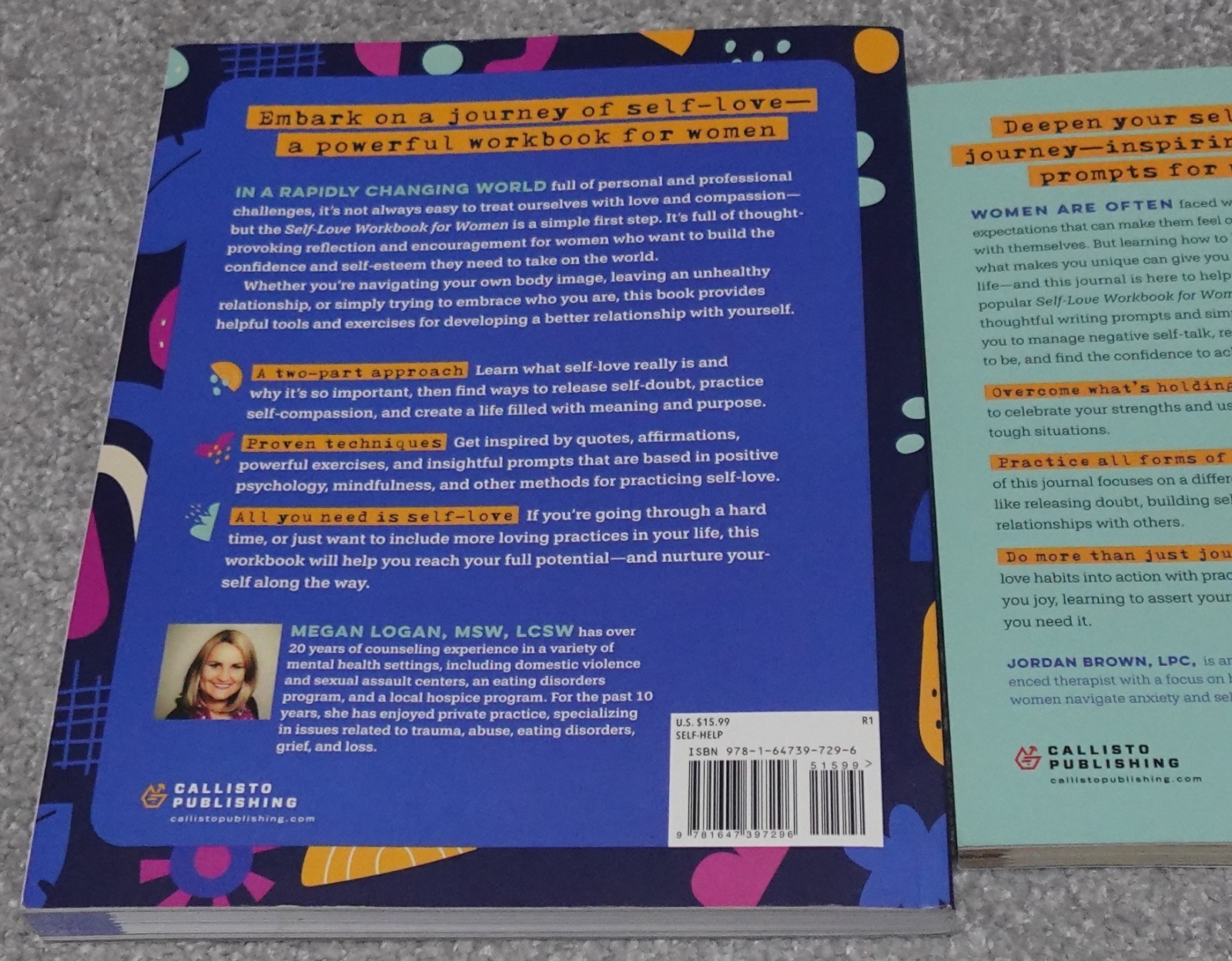 Self-Love Journal And Self-Love Workbook Set For Women By Megan Logan