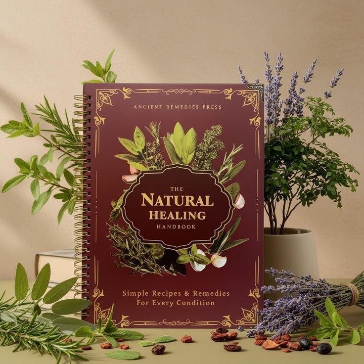 The Natural Healing Handbook – Spiral-Bound Herbal Remedies & Natural Guide