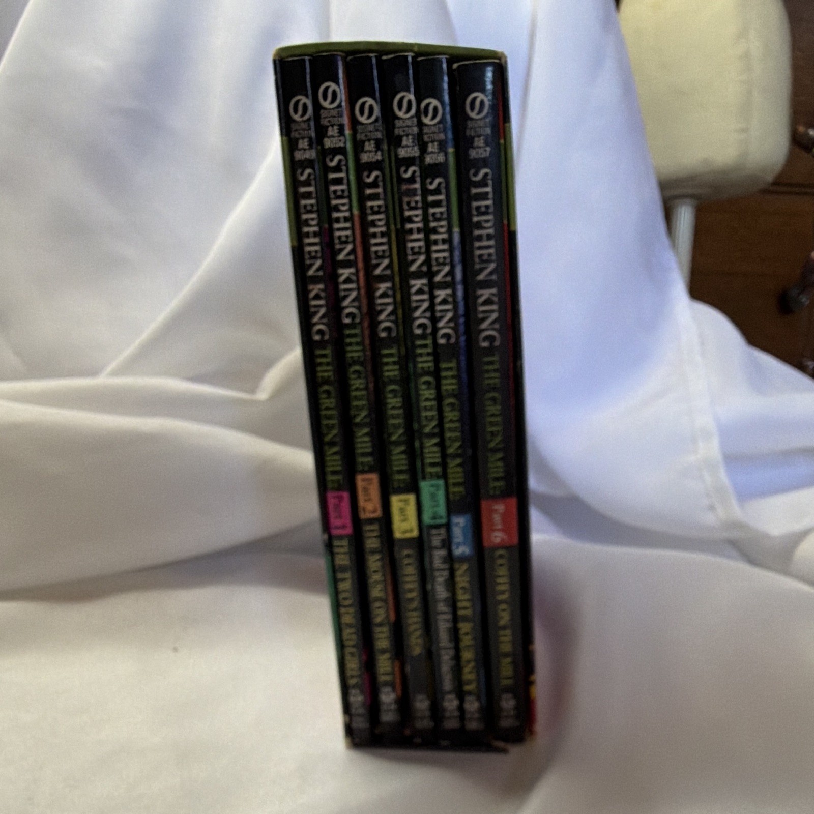 Stephen King The Green Mile Complete 6-Part Novel Box Set Signet 1996 1st