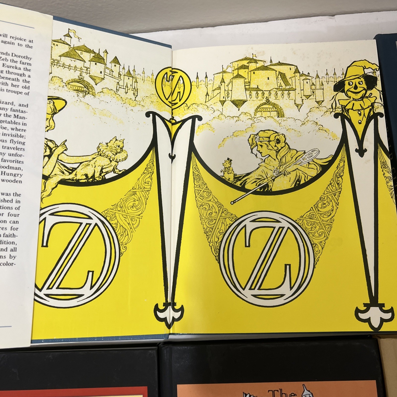 Lot of 6 L. Frank Baum OZ books: Ozma of OZ; Dorothy & The Wizard….. Hardcover