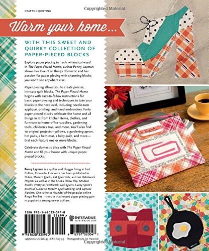 The Paper-Pieced Home: Quilting a Household One Block at a Time, Layman, Penny,