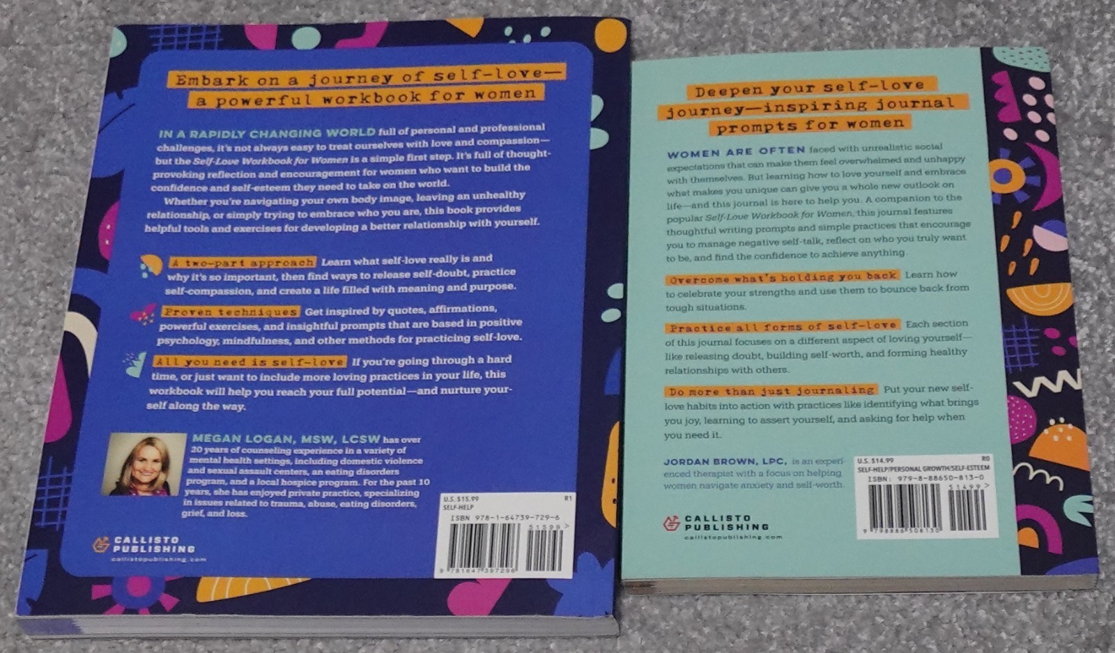 Self-Love Journal And Self-Love Workbook Set For Women By Megan Logan