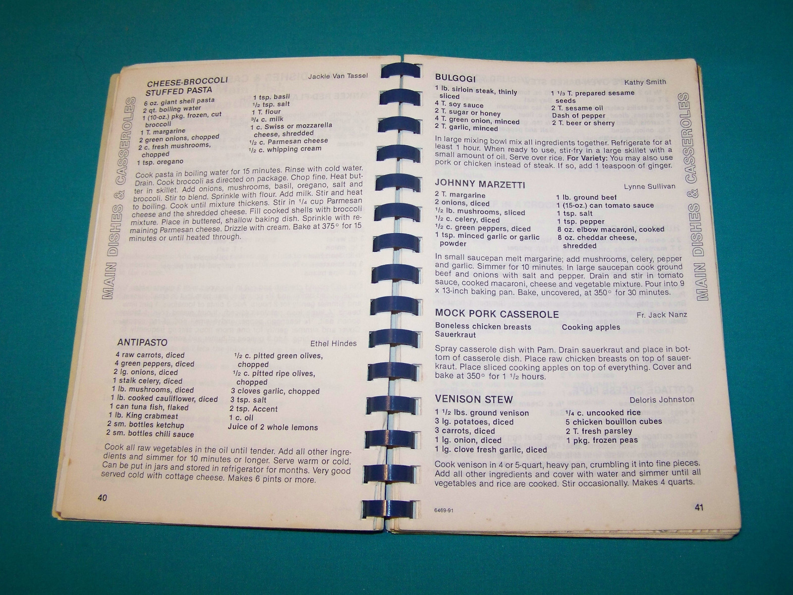 St. Alphonsus Catholic Church Murrinsville Pennsylvania Cookbook 1991 PA