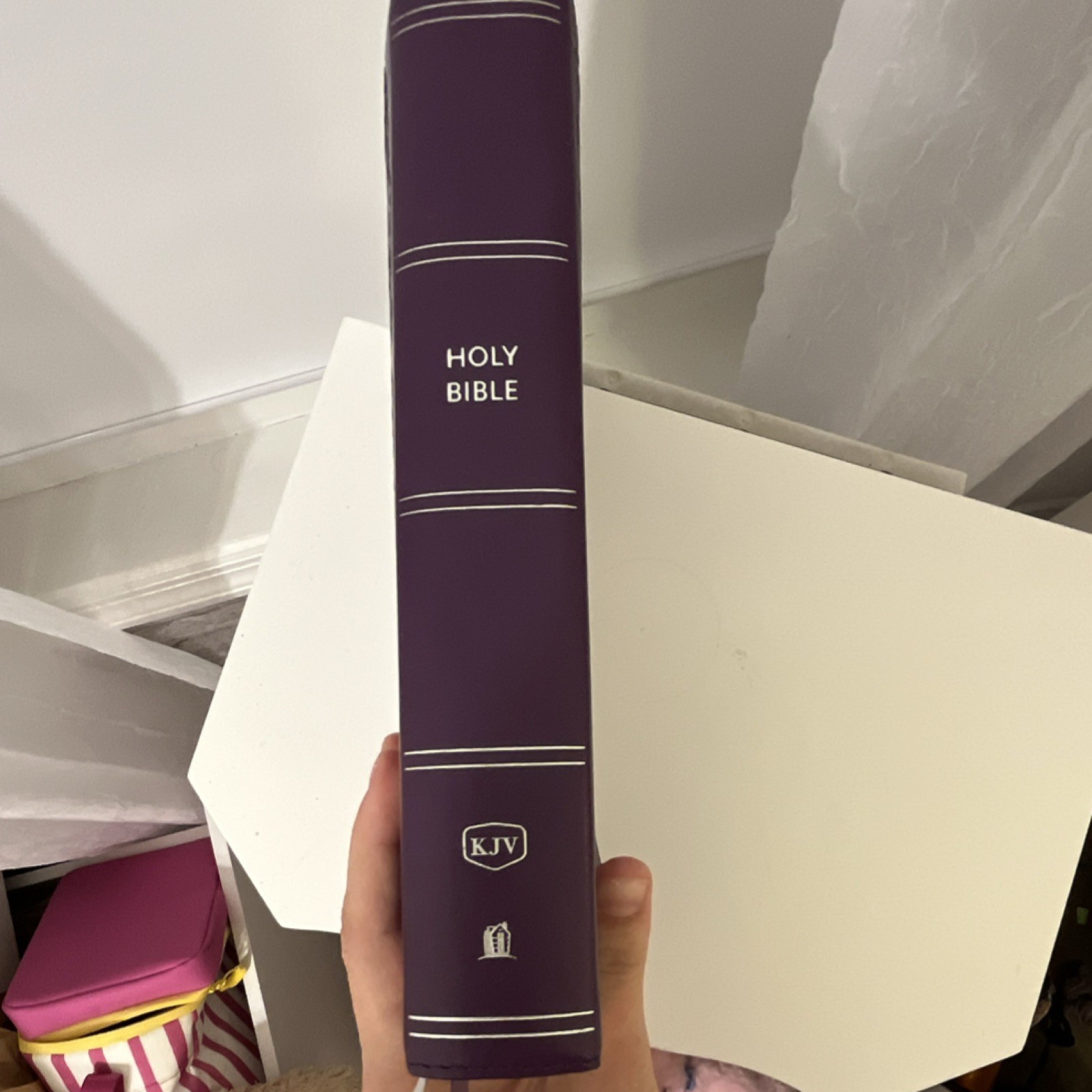 KJV Holy Bible King James Version Large Print Purple Hardcover