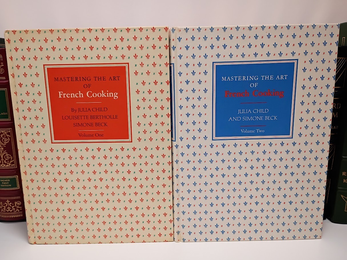 Mastering Art French Cooking Julia Child Beck Bertholle 2 Vol Set Knopf HC DJ VG
