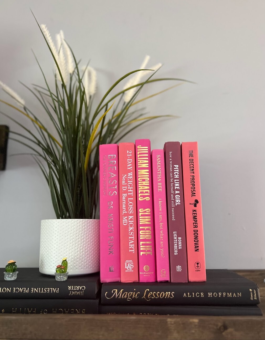 Stack of 6 colorful books for Decoration | Book Decor| Decorative Book set.