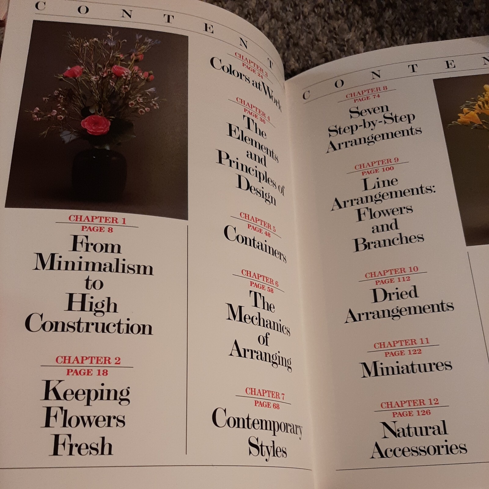 Arranging The Basics of Contemporary Floral Design by Hal Cook 1985 bo parker