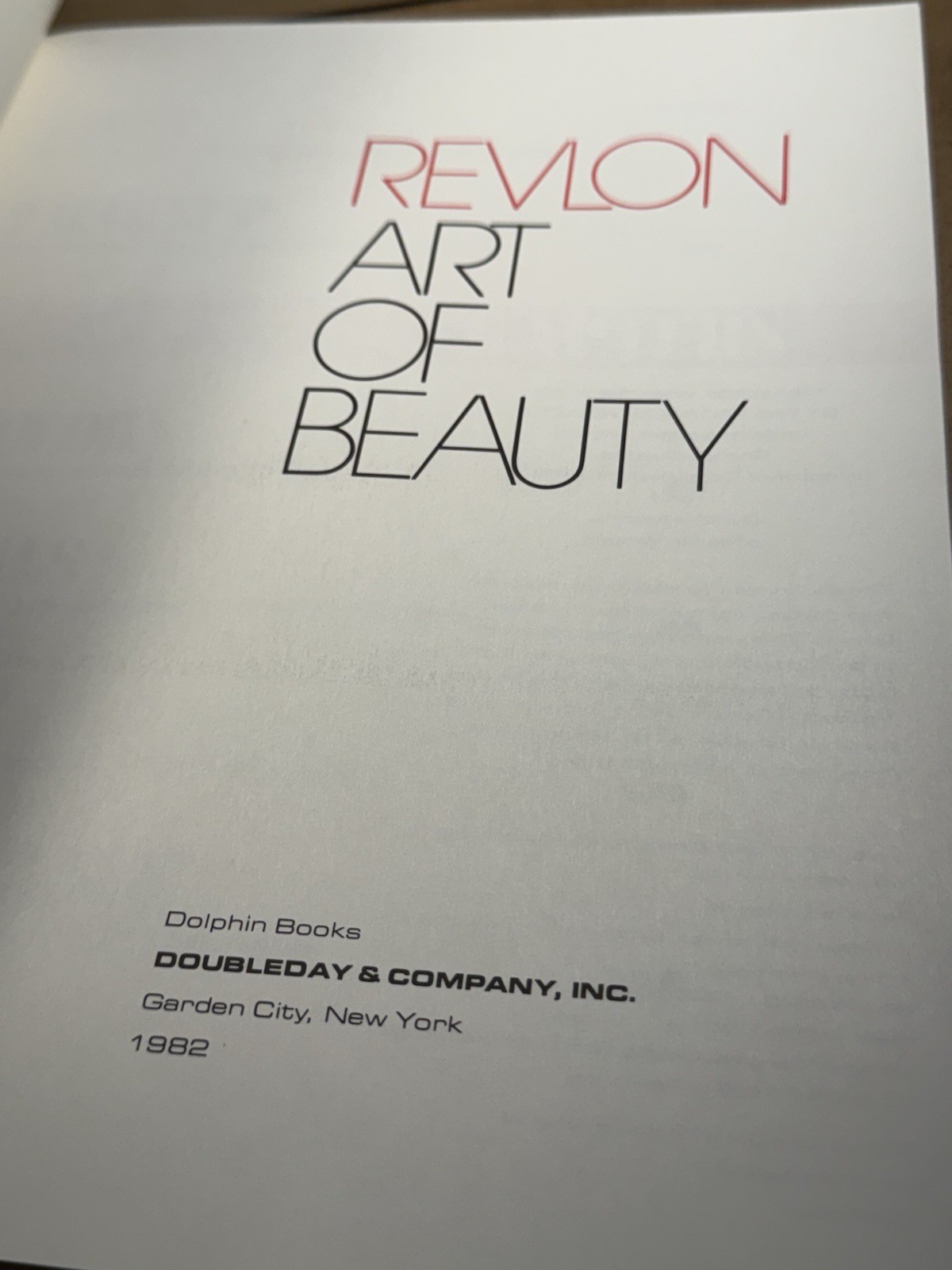 Revlon Art of Beauty Workbook 1982 Doubleday Vintage Makeup Guide Slipcase