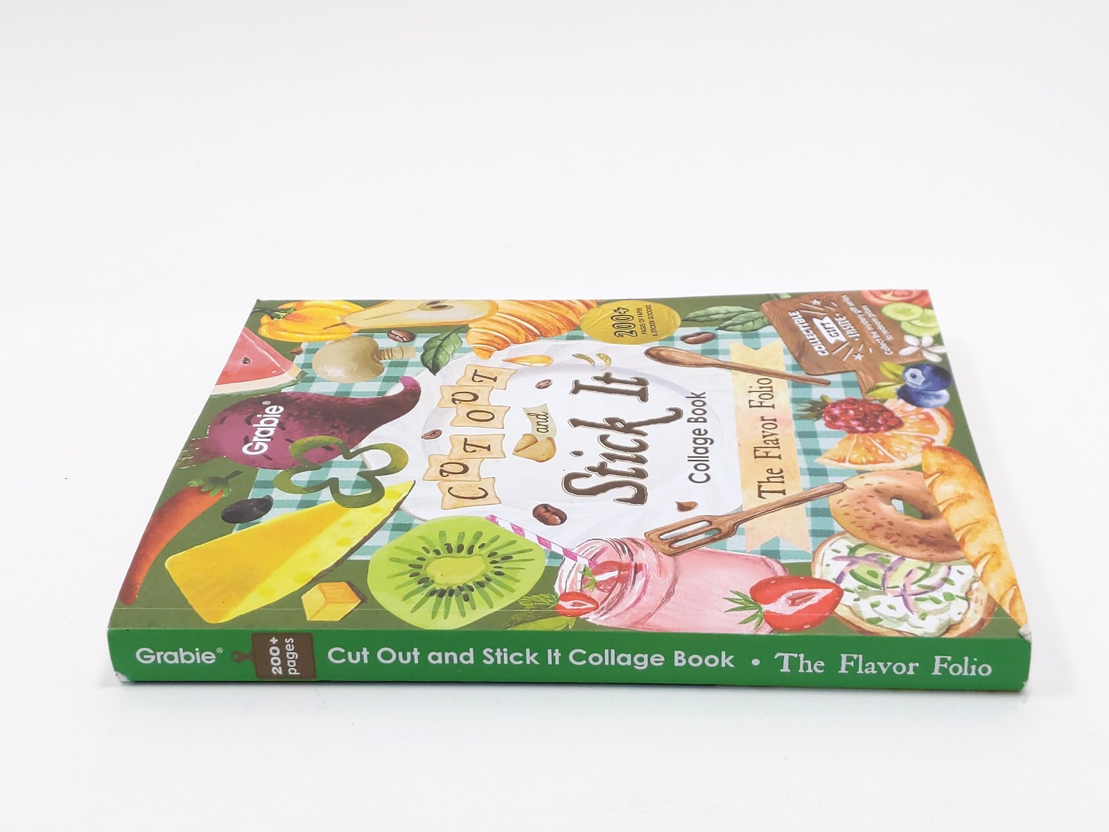 Grabie Cut Out and Stick It Collage Book: The Flavor Folio 200+ Pages