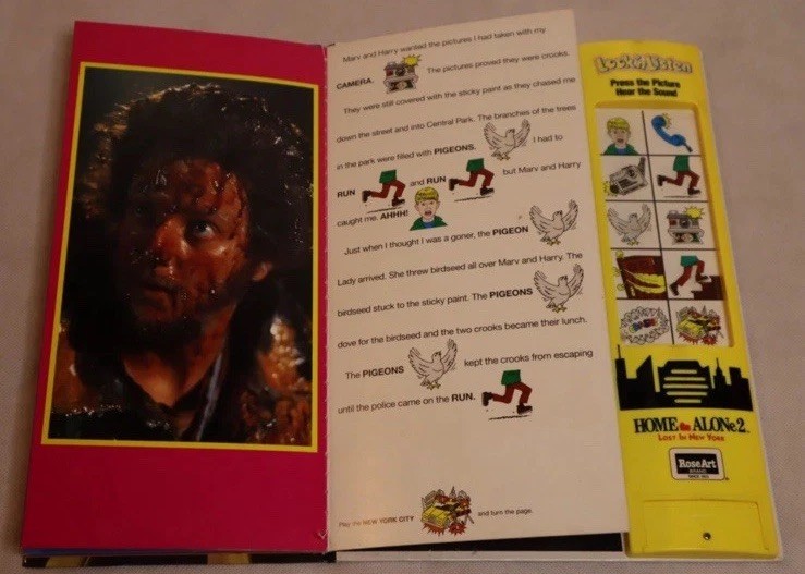 HOME ALONE 2 LOST NEW YORK VTG SOUND & STORYBOOK LOOK ‘N LISTEN ELECTRONIC 1992