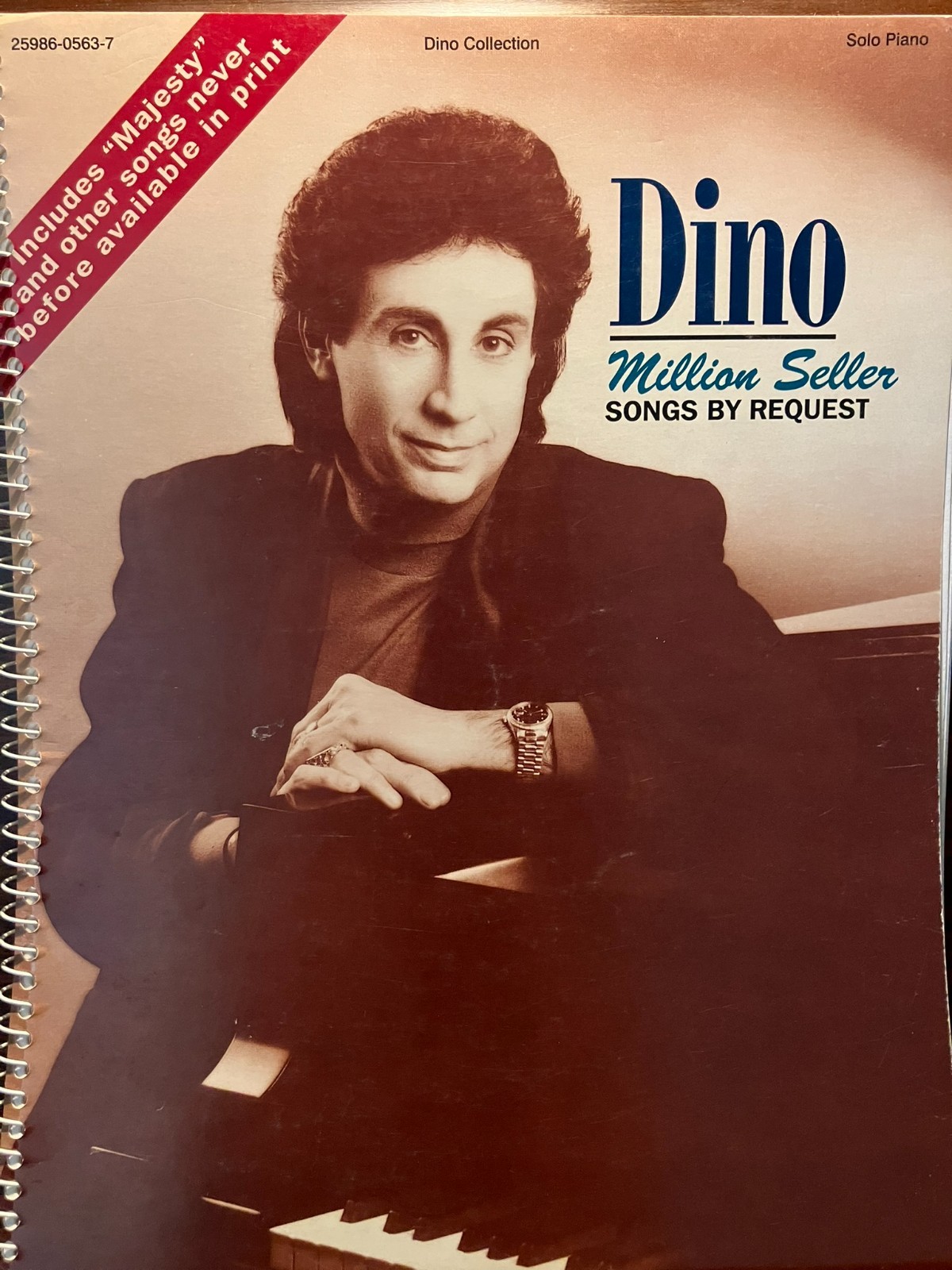 Dino Collection Million Seller Songs By Request Solo Piano Benson Music