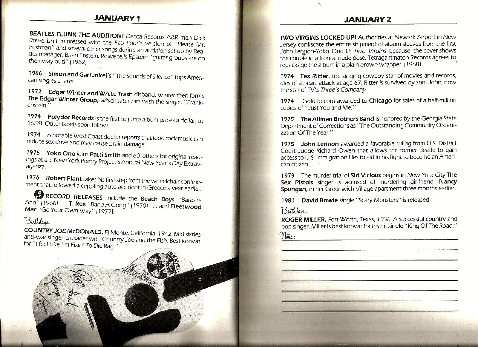 “Rock Chronicle” by Dan Formento (1982) Paperback