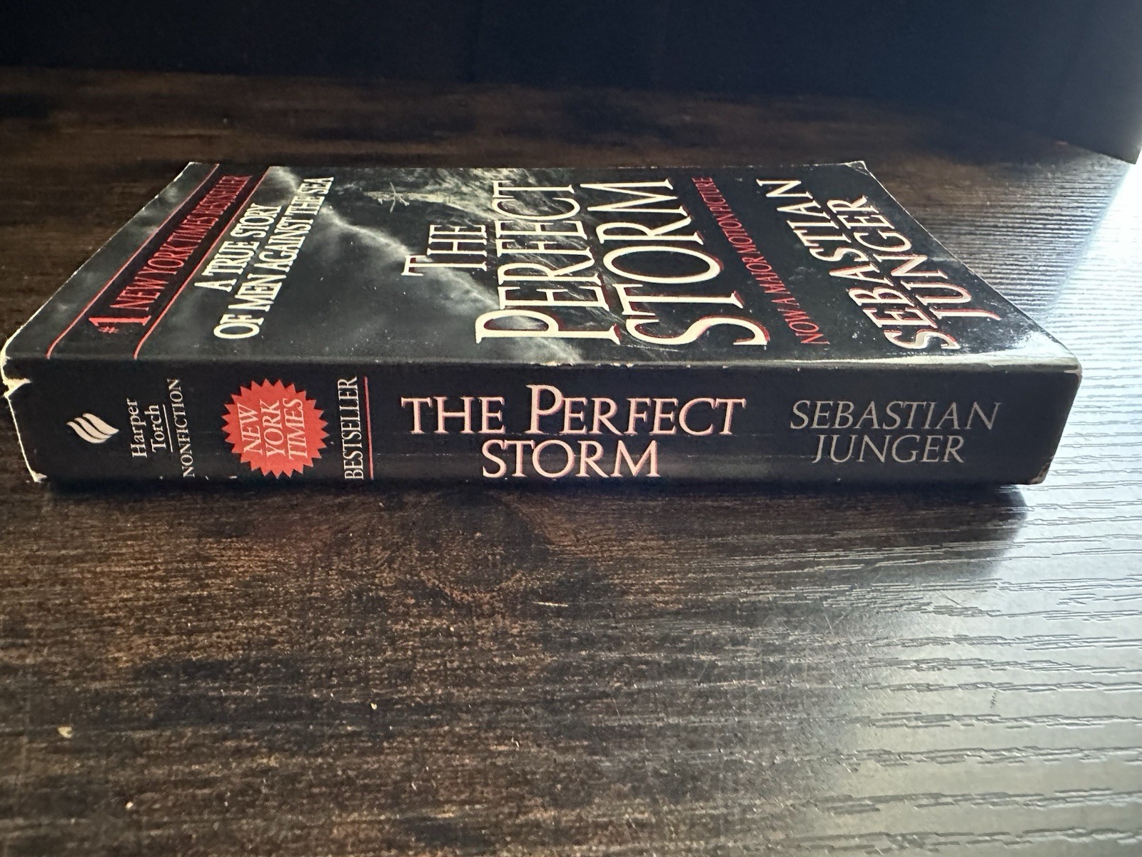THE PERFECT STORM Novel by SEBASTIAN JUNGER Paperback 1997 (301 Pages).