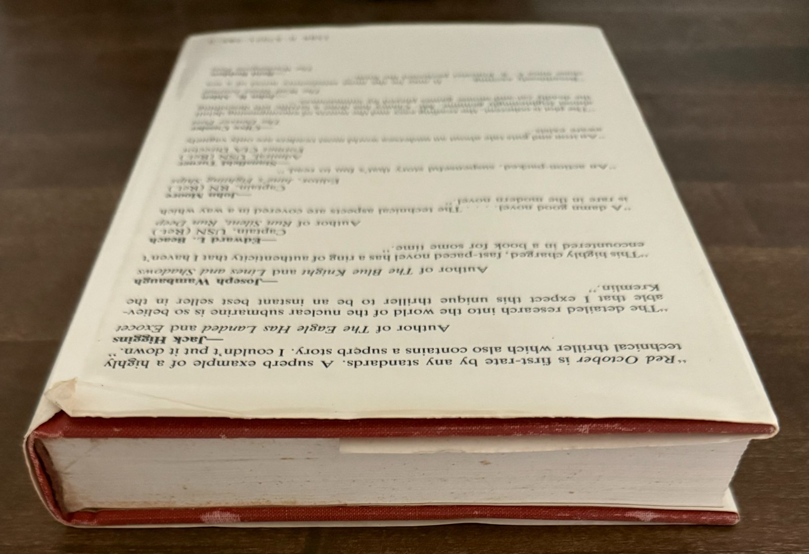 The Hunt for Red October Hardcover by Tom Clancy First Edition 7th printing 1984