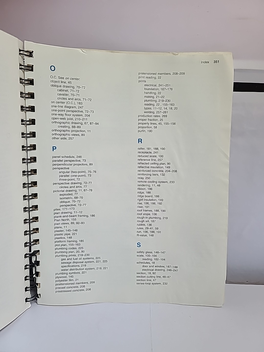 Print Reading for Construction Residential Commercial Brown Dormueller Spiral