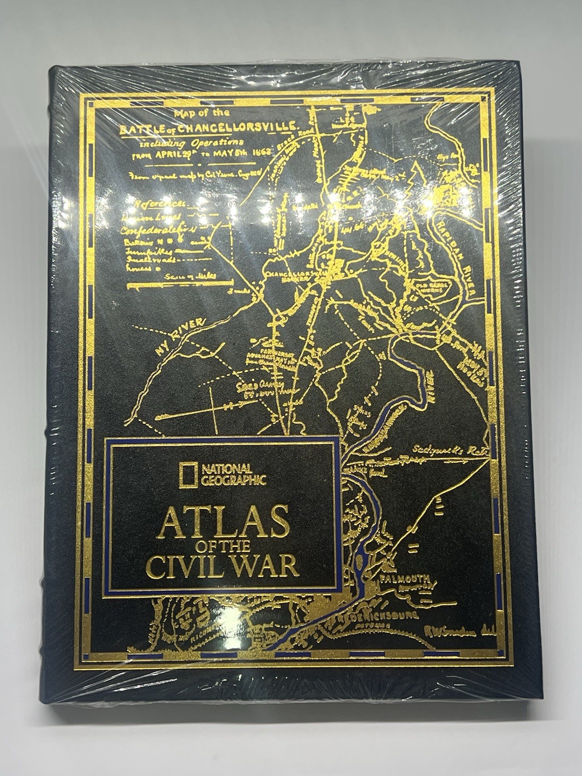 Easton Press / National Geographic Atlas to the Civil War / Leather Bound NEW