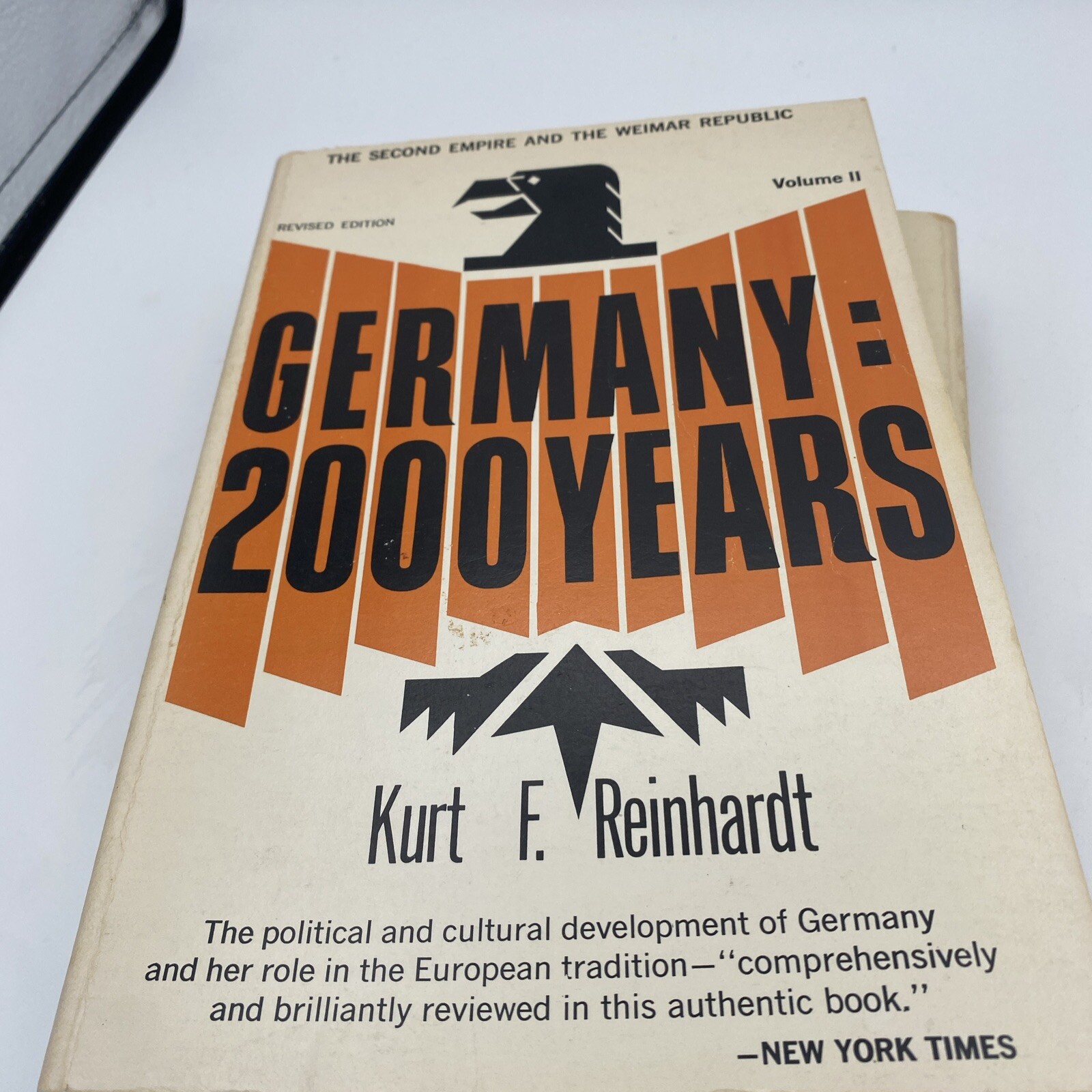 GERMANY 2000 YEARS Vol 1 & Vol II Kurt F Reinhardt Rise Fall of Holy Empire Book