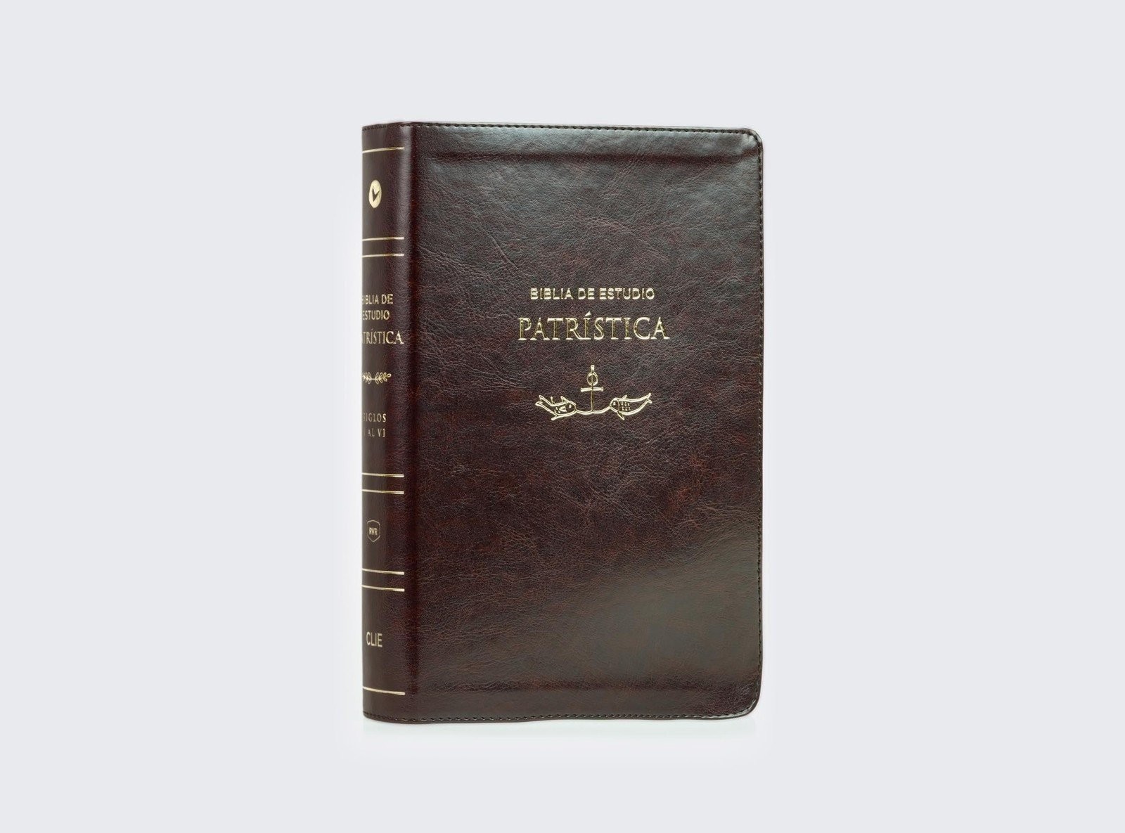 RVR, Biblia de Estudio Patrística, Leathersoft, Marrón, Interior a dos…