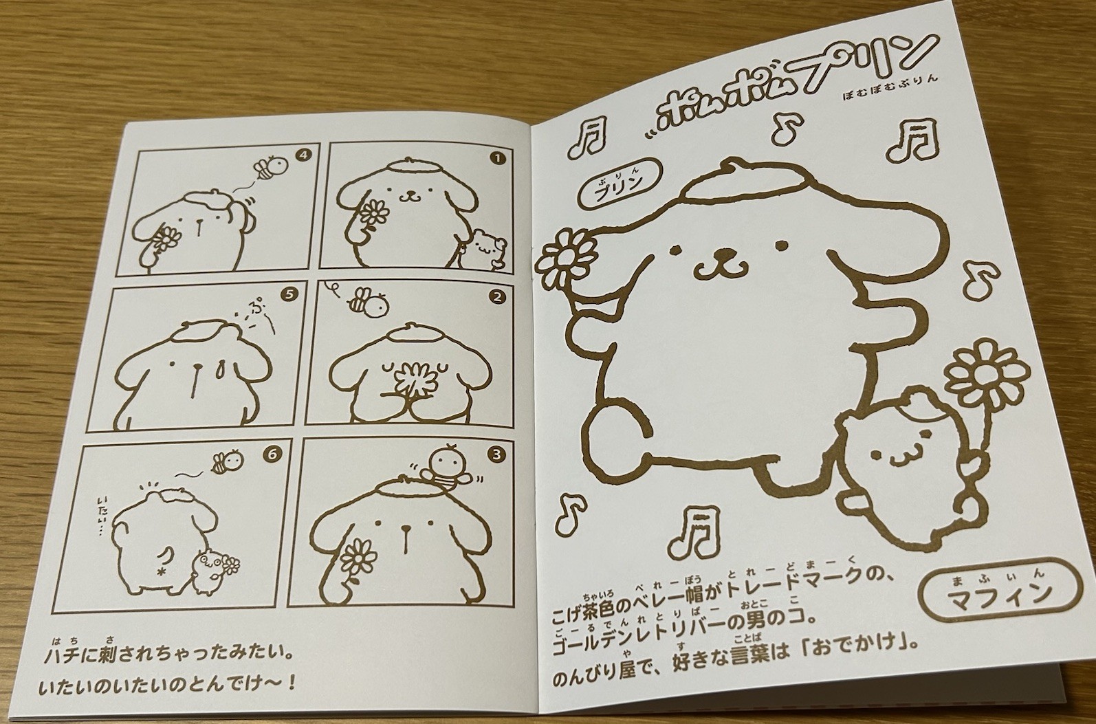 sanrio Coloring Book For ages3+ Daiso Made in Japan 5.83in x 8.27in