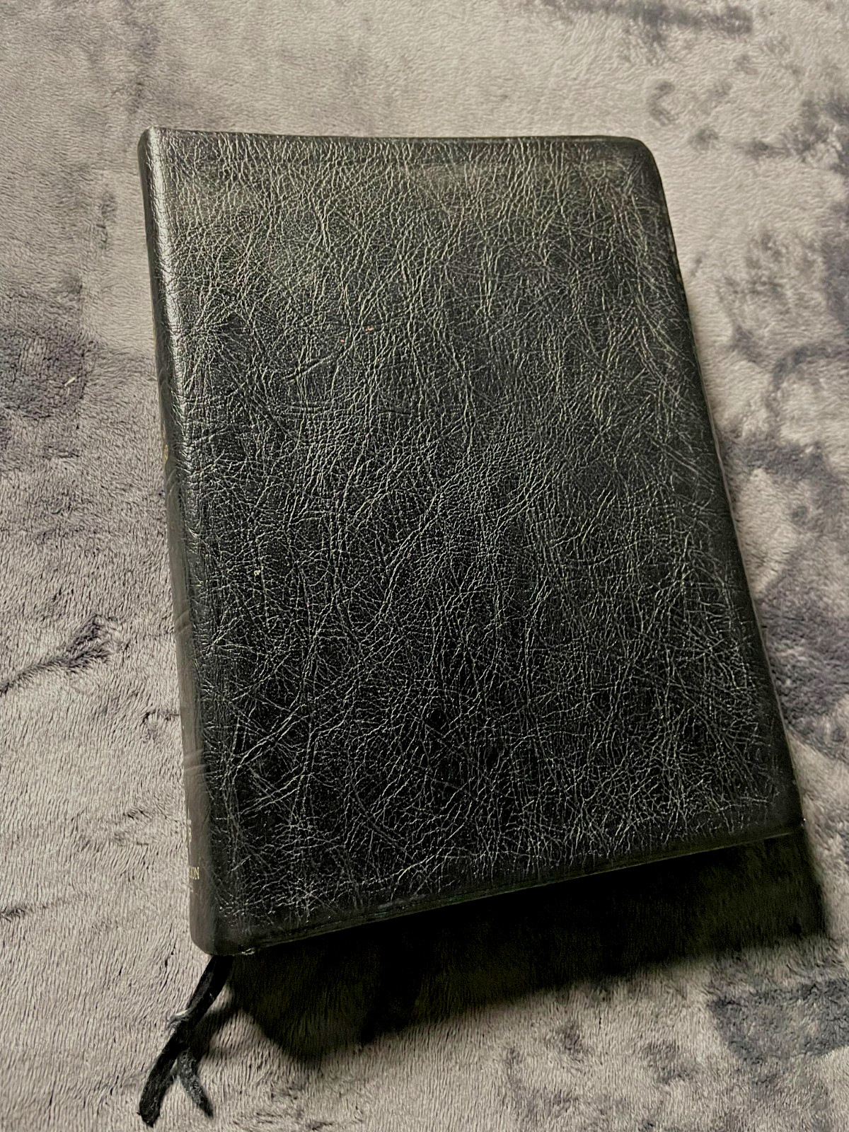 The Open Bible New American Standard Black Genuine Leather Nelson 956 1970s