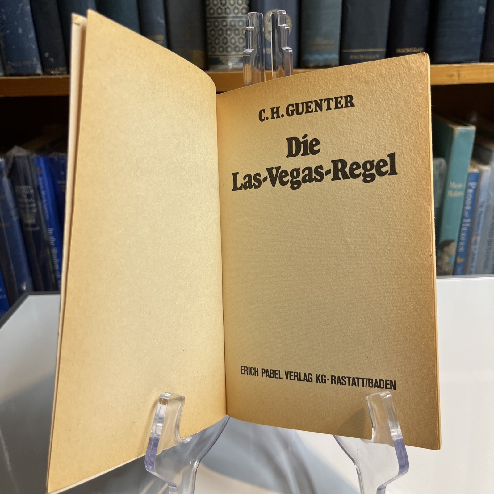 Die Las-Vegas-Regel. MD-Mister Dynamit-Taschenbuch Guenter, C. H. 1980
