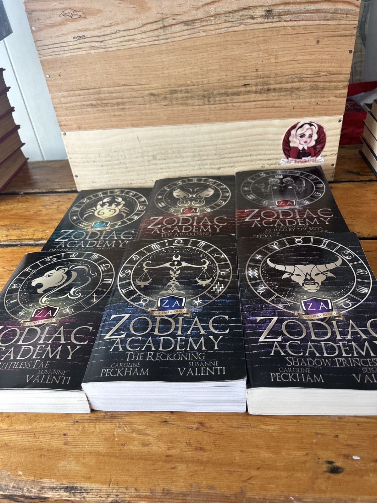 Zodiac Academy 0.5-5.5, 8, 8.5, 8.6 Novellas Lot Of 11 Paperbacks Rare OOP