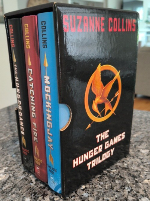 The Hunger Games Trilogy Hardcover Box Set Suzanne Collins 3 Books w/ Slipcase